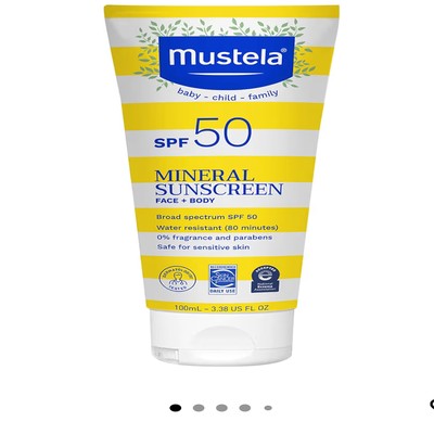 Mustela Baby Sunscreen SPF 50